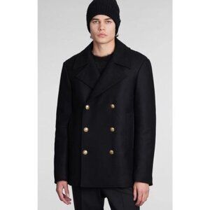 MAURO GRIFONI NAVY BLUE COAT